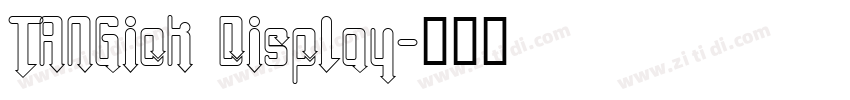 TANGiok Display字体转换